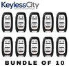 10 X 2017-2024 Chrysler Pacifica Voyager / 7-Button Smart Key / No KeySense / PN: 68217832AC / M3N-97395900 (AFTERMARKET) (BUNDLE OF 10)