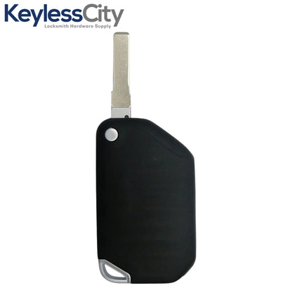 2018 - 2024 Jeep Wrangler Unlimited / Smart Flip Key (No Buttons) / PN: 68416785AA / OHT1130261 / SIP22 (AFTERMARKET)