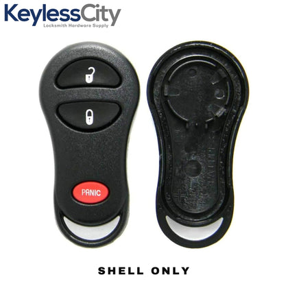 1997-2007 Dodge Durango Keyless Entry Remote SHELL For GQ43VT9T - Black (AFTERMARKET)