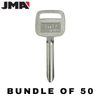 50 X JMA - TOYO-15 - TR47 - X217 - Toyota - Metal Key Blank (JMA TOYO-15) (BUNDLE OF 50)