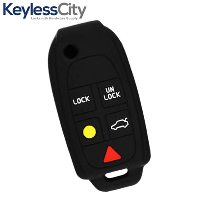 2003-2014 Volvo / 5-Button Remote Keyless Entry Key Silicone Cover / LQNP2T-APU (AFTERMARKET)