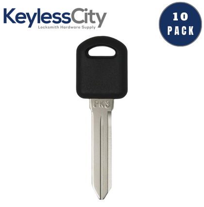 10 X 1997-2008 GM - B97 PK3 Transponder Key (ID 13 Chip) (AFTERMARKET) (BUNDLE OF 10)