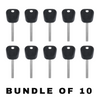 10 X 2008-2020 GM - B120 / B121 Transponder Key (46 Circle + Chip) (AFTERMARKET) (BUNDLE OF 10)