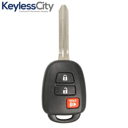 2013-2016 Scion TC / 3-Button Remote Head Key / PN: 89070-52G30 / MOZB52TH (AFTERMARKET)