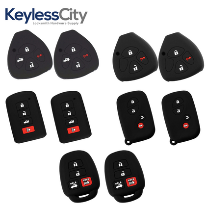 10 X 2005-2017 Toyota Lexus Silicone cover / HYQ12BBY / HYQ14AAB / HYQ14FBA / HYQ12BDM (BUNDLE OF 10)