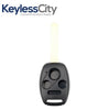 25 X 2003-2014 Honda Acura / 4-Button Remote Head Key Shell with chip holder / HO01 / KR55WK49308 N5F-S0084A (Bundle of 25)