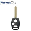 25 X 2002-2014 Honda / 3-Button Remote Head Key Shell with chip holder / HO01 / OUCG8D-380H-A CWTWB1U545 CWTWBIU545 (Bundle of 25)