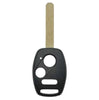 2002-2014 Honda / 3-Button Remote Head Key Shell with chip holder / HO01 / OUCG8D-380H-A CWTWB1U545 CWTWBIU545