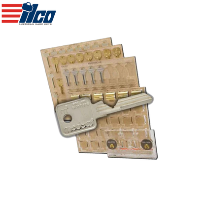 Ilco - EIP-KH14 - Engrave-It - Medeco Keymark 6-7 Pin Ic Style Key Holder - Holds 24 - for Engrave-It Pro Machine