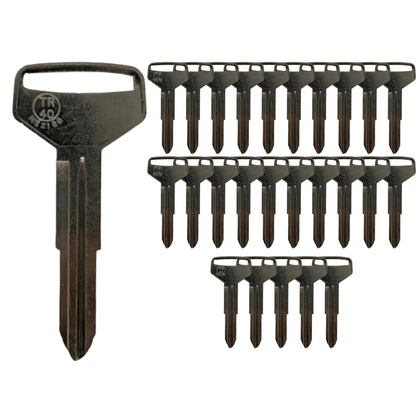25 X Toyota TR40/ X174 Metal Key Blank (JMA TOYO-20DE) (BUNDLE OF 25)