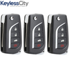 3 X 2010-2018 Toyota Subaru / 4-Button Flip Key NEW STYLE / HYQ12BBY (G Chip) (AFTERMARKET) (BUNDLE OF 3)