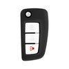 2014-2019 Nissan Rogue / 3-Button Flip Key / PN: 28268-4BA1A / CWTWB1G767 / (AFTERMARKET)