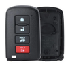 2012-2019 Toyota / 4-Button Smart Key SHELL / HYQ14FBA (AFTERMARKET)