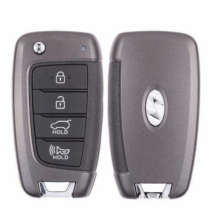 2019-2020 Hyundai Veloster 4 Button Flip Key / 433MHz / 95430-J3010 / SY5IGRGE04 (OEM Refurbished)