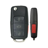 2006-2011 Volkswagen / 4-Button Flip Key SHELL For NBG92596263 (AFTERMARKET)