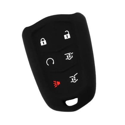 2015-2018 Cadillac Escalade / 6-Button Remote Smart Key Silicone Cover / HU100 / HYQ2AB