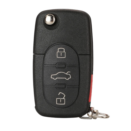 1998-2002 VW / 4-Button Flip Key / HLO1J0959753F / (AFTERMARKET)
