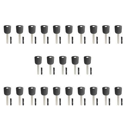 25 X 2002-2012 Acura Honda / HO01 Transponder Key SHELL (AFTERMARKET) (Bundle of 25)