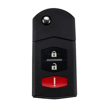 2006-2015 Mazda / 3-Button Flip Key / PN: CC43-67-5RYC / BGBX1T478SKE125-01 (AFTERMARKET)
