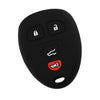 2007-2015 Buick Cadillac Chevrolet GMC Saturn / 4-Button Remote Keyless Entry Key Silicone Cover / OUC60270 (AFTERMARKET)