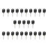 25 X HU66 / Audi / Volkswagen / Transponder Key SHELL/ High Security Blade / (No Chip) (AFTERMARKET) (Bundle of 25)