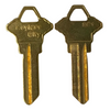 100 X SC1 - Brass Finish Schlage Key Blank - Test Key Blade (AFTERMARKET) (BUNDLE OF 100)