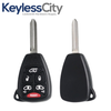 2 X 2004-2007 Dodge Chrysler / 6-Button Remote Head Key / M3N5WY72XX (AFTERMARKET) (BUNDLE OF 2)
