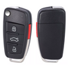 2005-2010 Audi / 4-Button Remote Flip Key / PN: 8P0 837 220E / NBG009272T / 315MHz (Aftermarket)