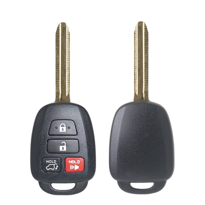 2013-2019 Toyota RAV4 Highlander / 4-Button Remote Head Key / GQ4-52T (H Chip) (AFTERMARKET)