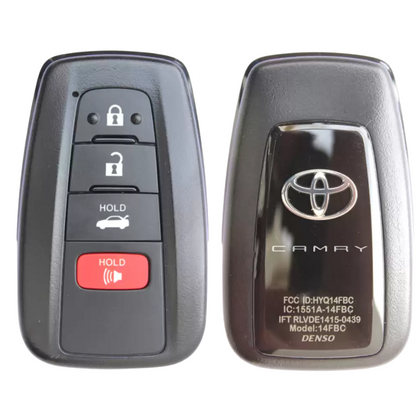 2018-2022 Toyota Camry / 4 Buttons Smart Key / 89904-06220 89904-06200 / HYQ14FLA HYQ14FBC (OEM)