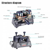 Xhorse - Dolphin XP-008 - Portable Special Bit, Double Bit Key Cutting Machine