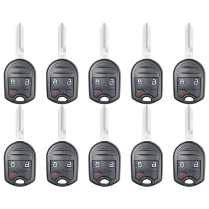 10 X 2003-2017 Ford Lincoln / 3-Button Remote Head Key / PN: 164-R8070 / CWTWB1U793 (AFTERMARKET) (BUNDLE OF 10)