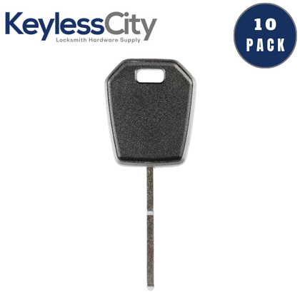 10 X 2013-2020 Ford Lincoln Side-Mill Transponder Key 128 Bit / HU101 (AFTERMARKET) (BUNDLE OF 10)