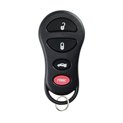 2001-2006 Chrysler / Jeep / Dodge / 4-Button Keyless Entry Remote / GQ43VT17T / (AFTERMARKET)