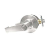 Kenaurd - Commercial Lever Set Handle - SFIC IC Core - 2-3/4” Standard Backset - Satin Chrome - Entrance - Grade 2