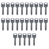 25 X Ilco - H75 - 1196FD - Ford - Metal Key Blank (BUNDLE OF 25)