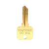 Schlage Key SC1 (Do Not Duplicate) Blanks - Brass (JMA SLG-3C)