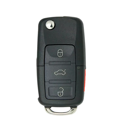 1997-2006 Audi / 4-Button Flip Key / PN: 4D0837231P / MYT8Z0837231 / 315 MHz (AFTERMARKET)