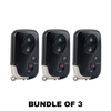 3 X 2006-2012 Lexus / 4-Button Remote Smart Key SHELL / HYQ14AAB HYQ14ACX HYQ14AAF (AFTERMARKET) (Bundle of 3)