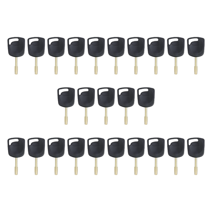 25 X 2004-2013 Jaguar / Ford Transit Connect F021T7 6-Cut Tibbe Transponder Key SHELL (No Chip) (AFTERMARKET)(Bundle of 25)