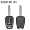 10 X 2017-2022 Honda CR-V / Civic / 4-Button Remote Head Key / PN: 35118-T2A-A60 / MLBHLIK6-1TA (G-Chip) (AFTERMARKET) (BUNDLE OF 10)