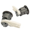 1986-1995 Ford Mercury Mazda / H54 / 10 Cut / Driver & Passengers / Door Lock Cylinder / Coded / Chrome / DP-42-122 (ASP)