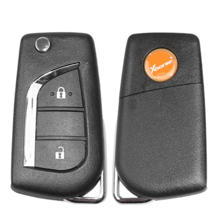 Xhorse Toyota Style XKTO01EN / 2-Button Universal Remote Key For VVDI Key Tool (Wired)