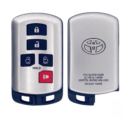 2017-2020 Toyota Sienna / 5 Buttons Smart Key / 89904-08040 / HYQ14ADR (OEM)