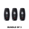3 X 2018-2020 Lincoln Navigator / 5-Button Smart Key Shell / PN: 164-R8226/ M3N-A2C940780 (Bundle of 3)