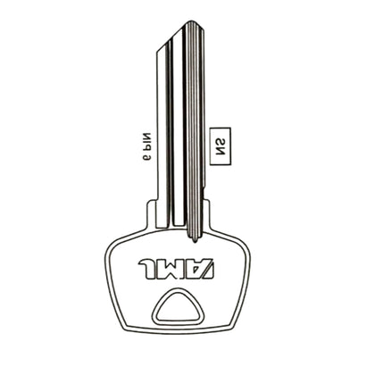 SAR-7S - Sargent 6 Pin Key Blank (JMA SAR-7S)