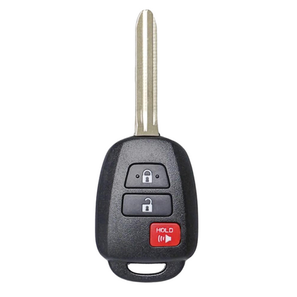 2013-2019 Toyota RAV4 Prius C / 3-Button Remote Head Key / PN: 89070-42D30 / HYQ12BDM (H Chip)