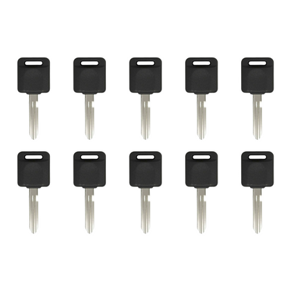 10 X 1999 - 2006 Nissan Infiniti Transponder Key - 4D60 Chip - NI01T / NI02T (AFTERMARKET) (BUNDLE OF 10)