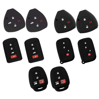 10 X 2005-2017 Toyota Lexus Silicone cover / HYQ12BBY / HYQ14AAB / HYQ14FBA / HYQ12BDM (BUNDLE OF 10)