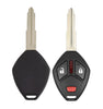 2007-2013 Mitsubishi Endeavor / 3-Button Remote Head Key / PN: 6370A364 / OUCG8D-620M-A (AFTERMARKET)
